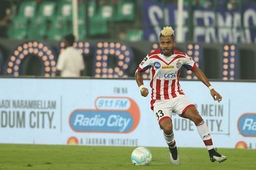 Prabir Das is playing in the right-back position for ATK