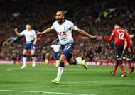 Lucas Moura's brace helped Tottenham secure a historic victory against United