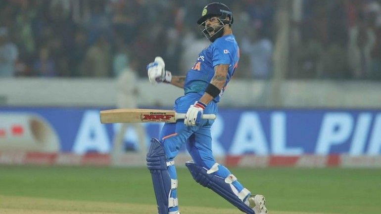 Virat Kohli&#039;s unbeaten 94 took India over the finishing line without major concern