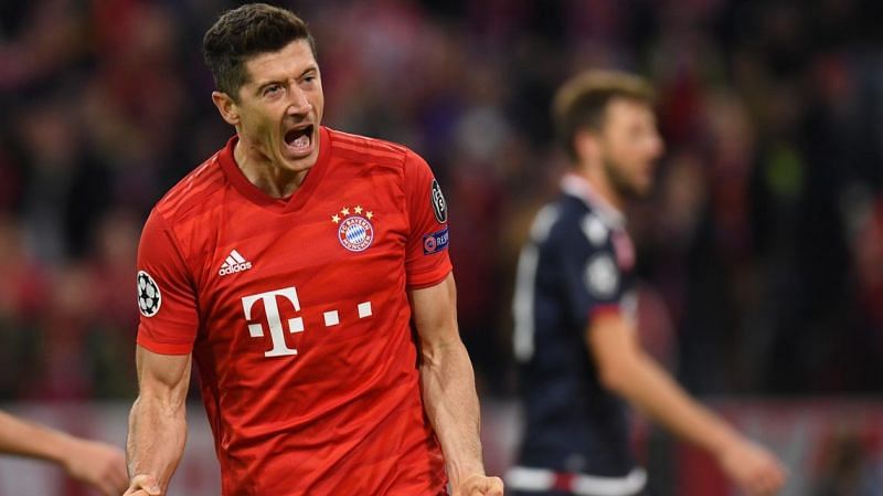With 19 goals in 17 Bundesliga games, Lewandowski leads the scoring charts in the 2019-20