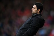 Arteta reacts to his side's missed chance against Bournemouth