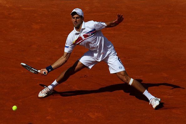 Novak Djokovic at the 2011 French Open