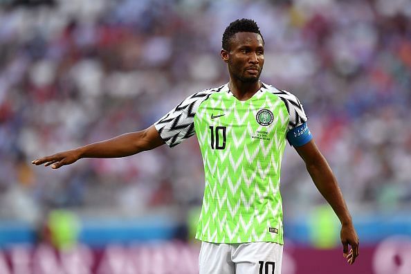 John Obi Mikel led Nigeria at the 2018 World Cup