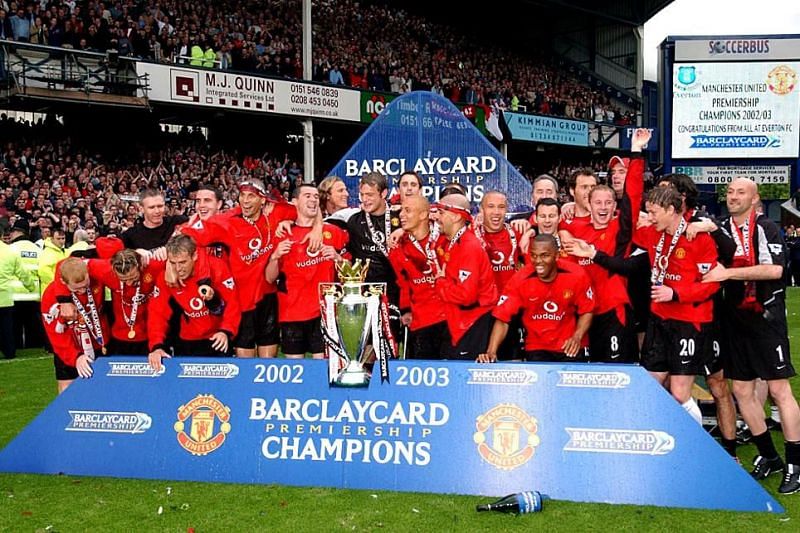 Manchester United sealed an unlikely title run with a breathtaking performance in the 2002-03 season