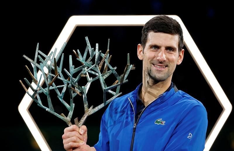 Djokovic won the 2019 Paris-Bercy Masters in his 50th Masters 1000 final