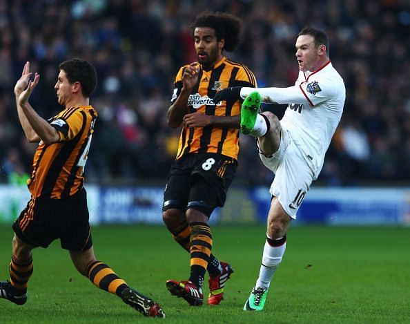 Wayne Rooney starred in Manchester United&#039;s Boxing Day comeback against Hull in 2013