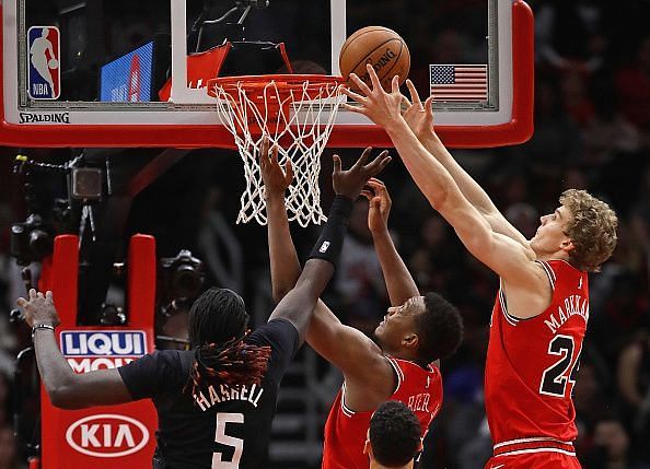 Lauri Markkanen (24) in action against the Los Angeles Clippers earlier this month