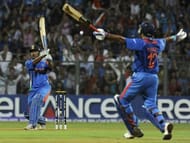 Dhoni finished things off in style (Credits: NDTV Sports)
