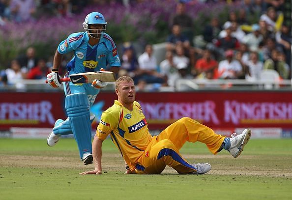 Andrew Flintoff was a part of the CSK army in IPL 2009