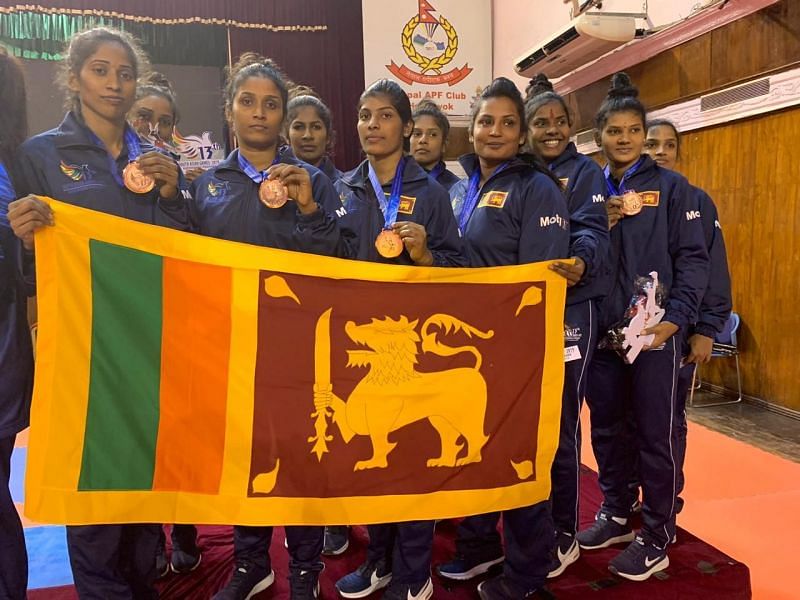Sri Lankan women&#039;s Kabaddi team