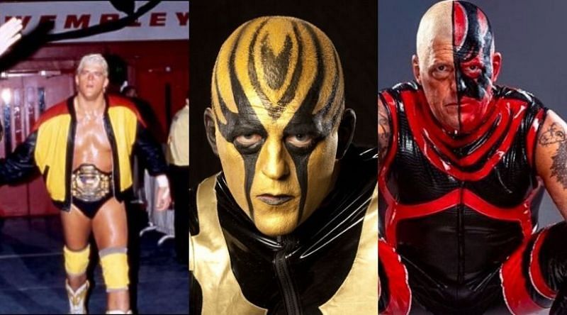 The many faces of Dustin Rhodes