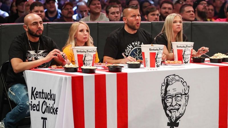 The KFC table at TLC.