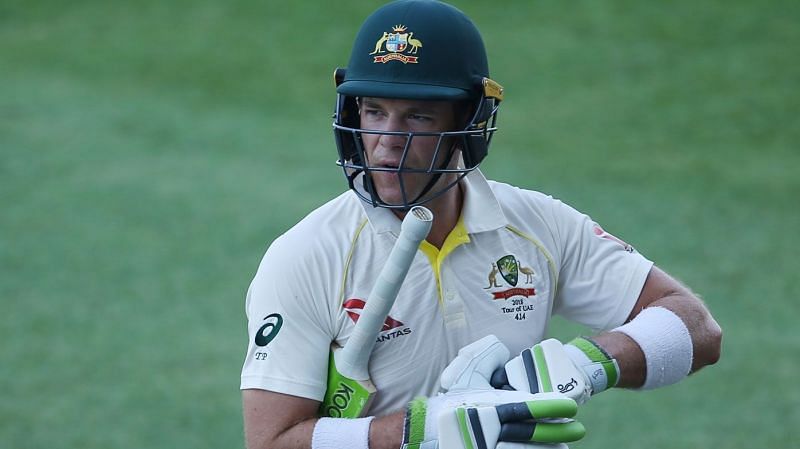 Tim Paine was very unhappy with the DRS and could not believe that he was adjudged out.