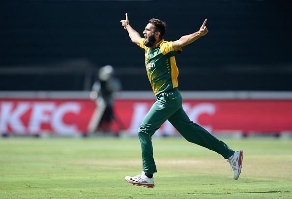 Tabraiz Shamsi continues in the footsteps of Imran Tahir with his unique  celebration styles