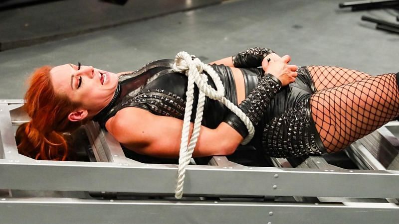 Becky Lynch had a bad night in the office at TLC