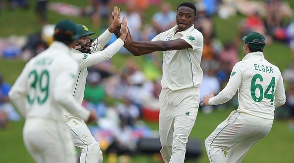 Rabada picked up 4 wickets as South Africa won the First Test by 107 runs.