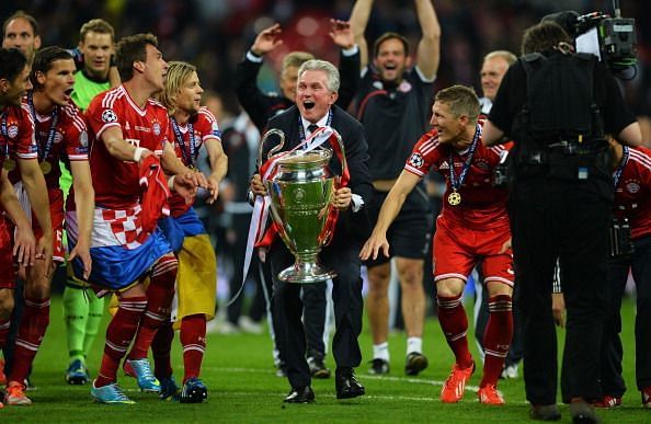 Jupp Heynckes created history when he won the treble with Bayern Munich in 2013