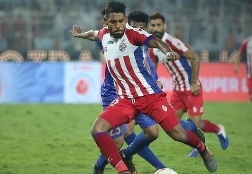 Roy Krishna salvaged a late point for ATK in their last game against Mumbai City (Image: ISL)