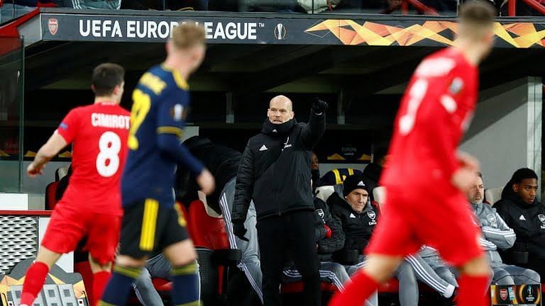 Arsenal&#039;s caretaker manager dishes out instructions