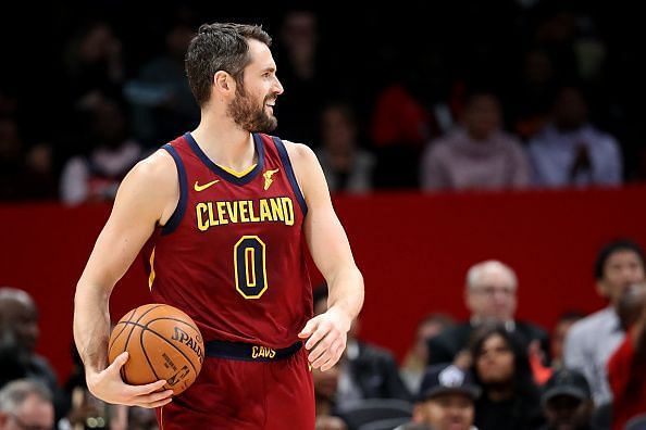 Kevin Love is one of the veterans on a young team