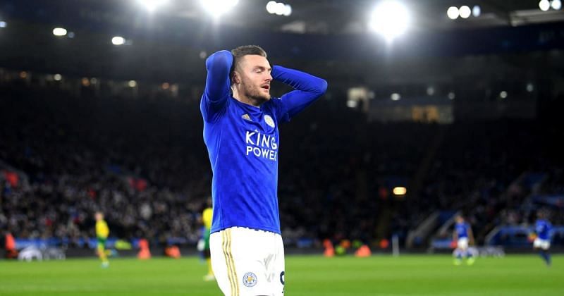 Jamie Vardy was kept at an arm&#039;s length by Norwich City, ending his amazing scoring streak