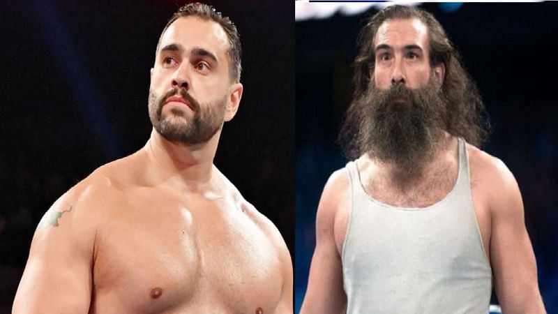 Rusev and Luke Harper