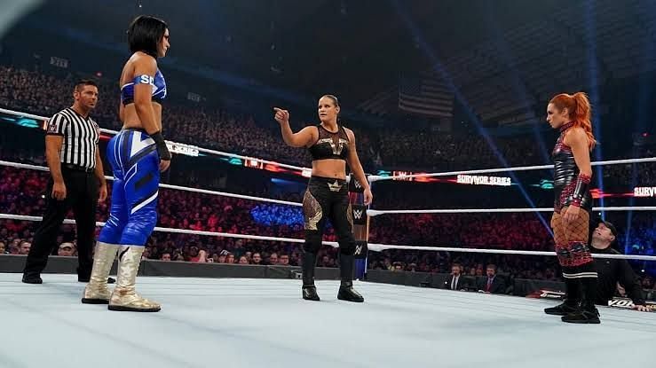 Baszler took down the RAW and SmackDown Women&#039;s Champions at Survivor Series