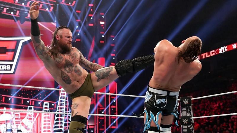Aleister Black defeated Buddy Murphy at TLC