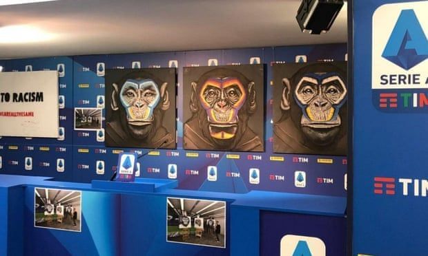 Serie A slammed for using monkeys in anti-racism campaign poster