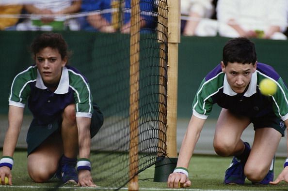 Ballboys in tennis