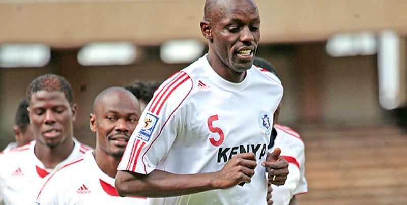 Musa Otieno during his time with the national team