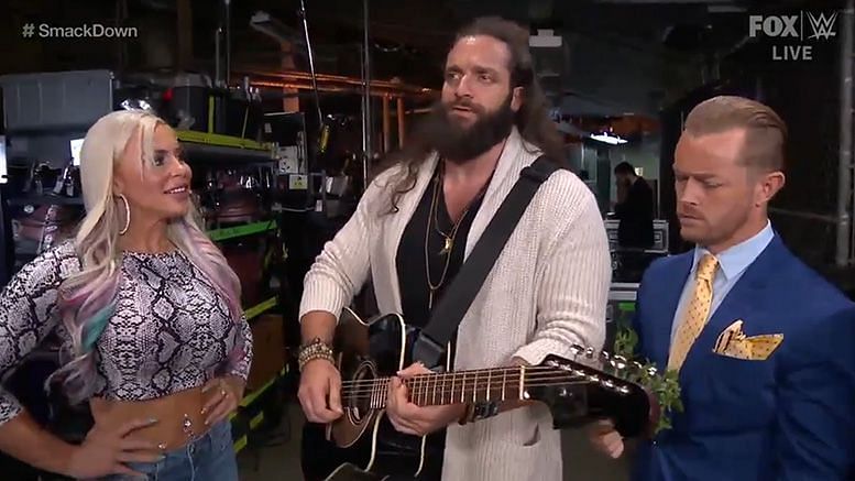 Elias returned in a backstage segment this week on SmackDown