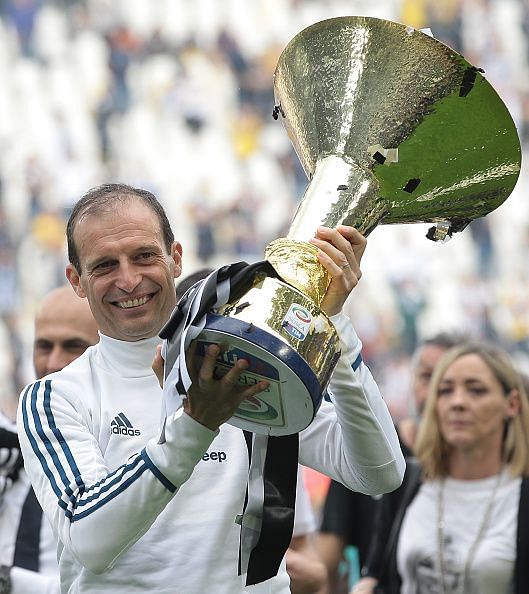Allegri did a 3peat of the Italian double with Juventus