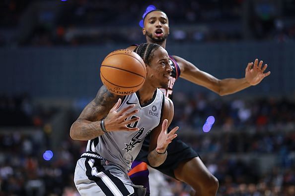 DeRozan is currently playing for the San Antonio Spurs