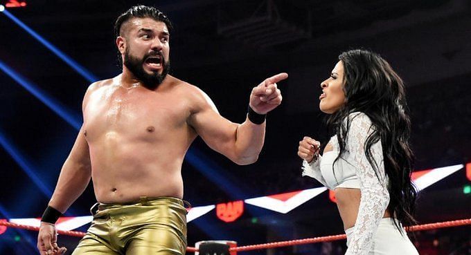 Andrade suffered a nasty cut to his face at TLC
