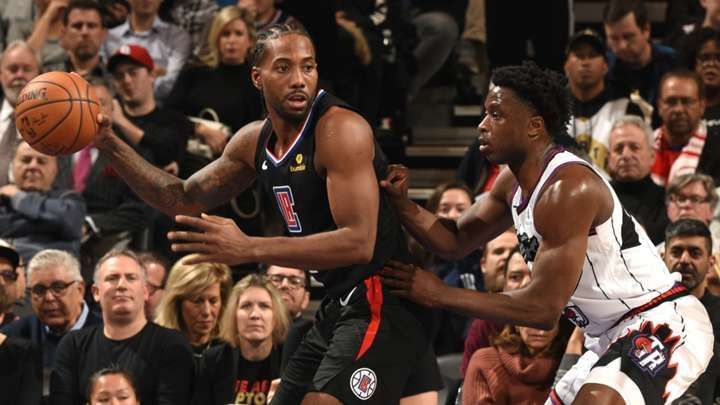 Kawhi in his return to Toronto last Wednesday