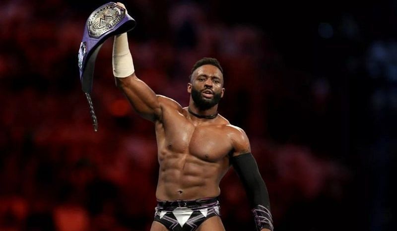 Cedric Alexander as the NXT Cruiserweight Champion