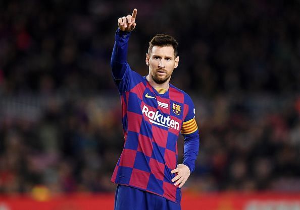 Messi scored yet another hat-trick 
