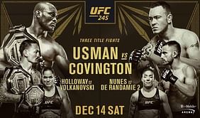 UFC 245: Usman vs. Covington - Predictions and Picks