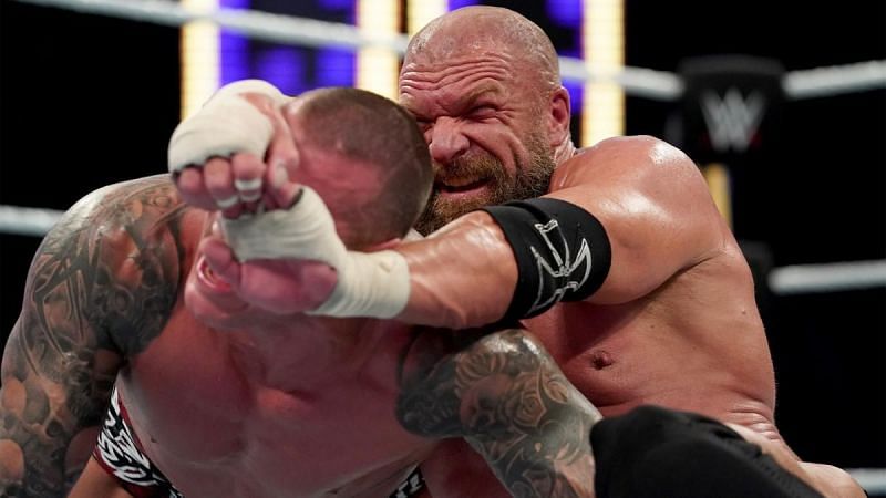 Triple H&#039;s last televised match ended in defeat against Randy Orton