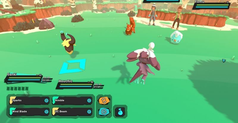 Dual battles in Temtem