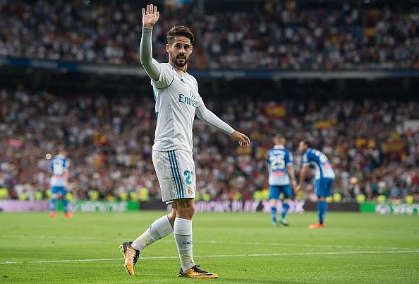 Isco has won 14 major trophies since moving to Madrid in 2013