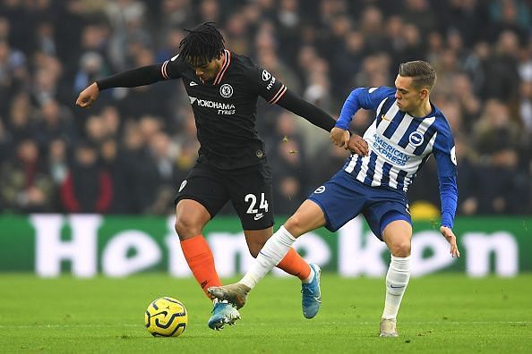 Reece James&#039;s commanding presence down the right caused all sorts of problems for Brighton