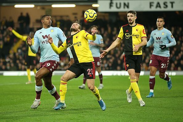 Aston Villa host Watford in the Premier League