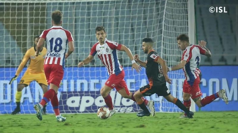 In a game which didn&#039;t see Ferran Corominas at his very best, FC Goa were left to rue Sumit Rathi&#039;s foul on their striker