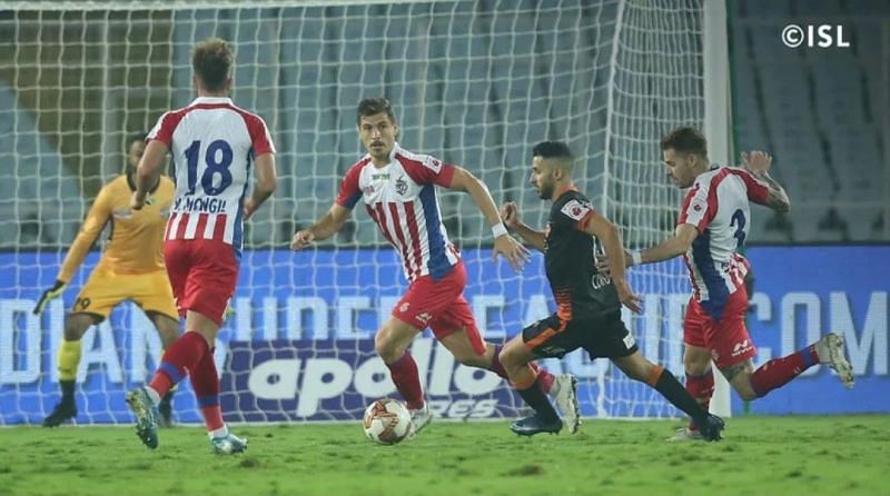 In a game which didn't see Ferran Corominas at his very best, FC Goa were left to rue Sumit Rathi's foul on their striker