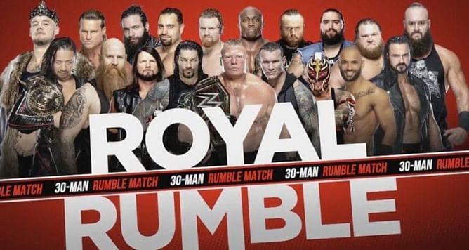 Royal Rumble मैच के ग्राफिक्स में WWE ने की बहुत बड़ी गलती