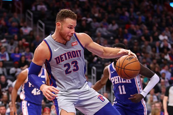 Blake Griffin joined the Pistons back in 2018
