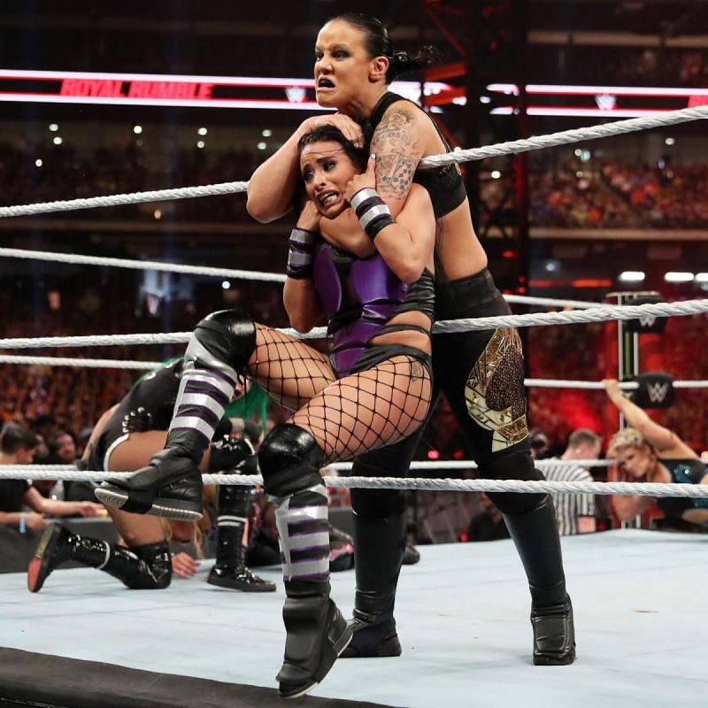 Zelina Is Eliminated By Shayna Baszler In 2020 Royal Rumble