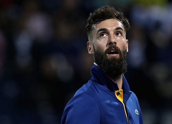 Benoit Paire had to battle hard in his first round match.